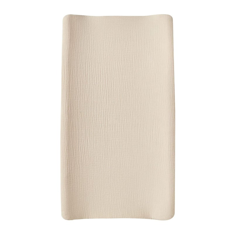 DONOMILO Muslin Changing Pad Cover,Ultra Soft Breathable Diaper Changing Table Cover for Baby Boys Girls,Neutral Fitted Changing Pad Sheets - Image 1